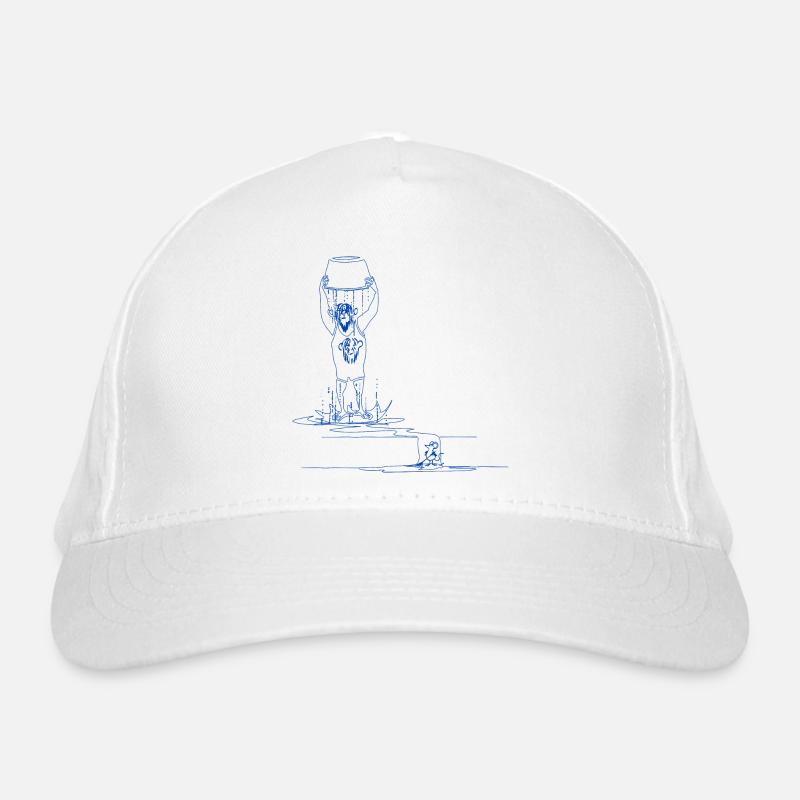 Chimpanzé et eau Casquette classique bio