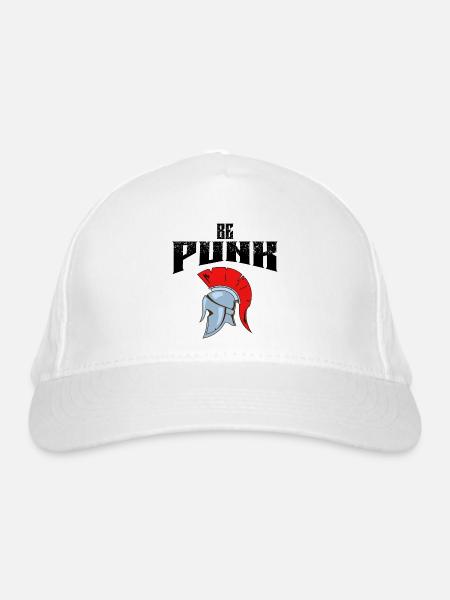 Sei Punk - Bio-Baseballkappe - Weiß