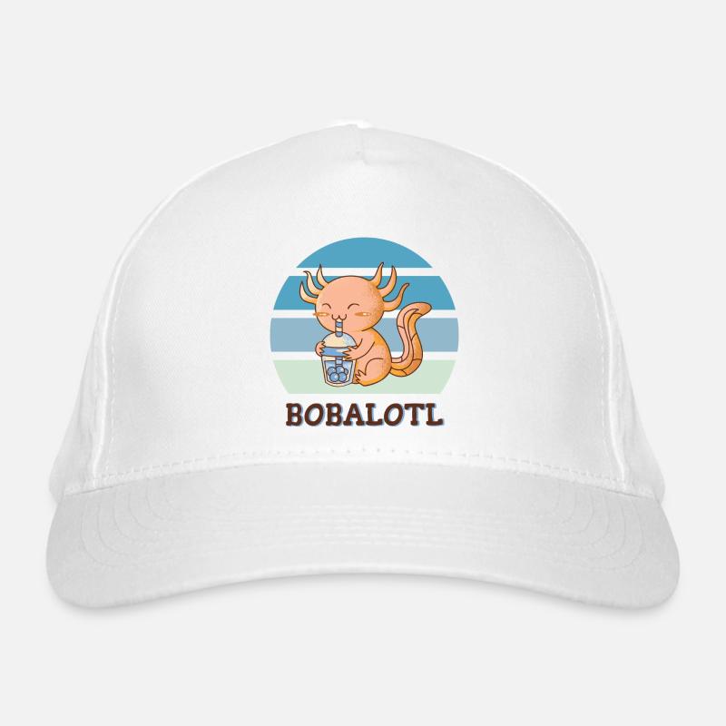 Boba Bubble Tea Axolotl Bobalotl Casquette classique bio