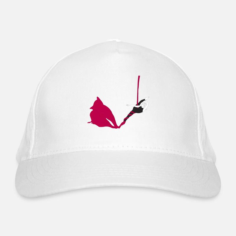 Magenta Silks Luftakrobatik Bio-Baseballkappe