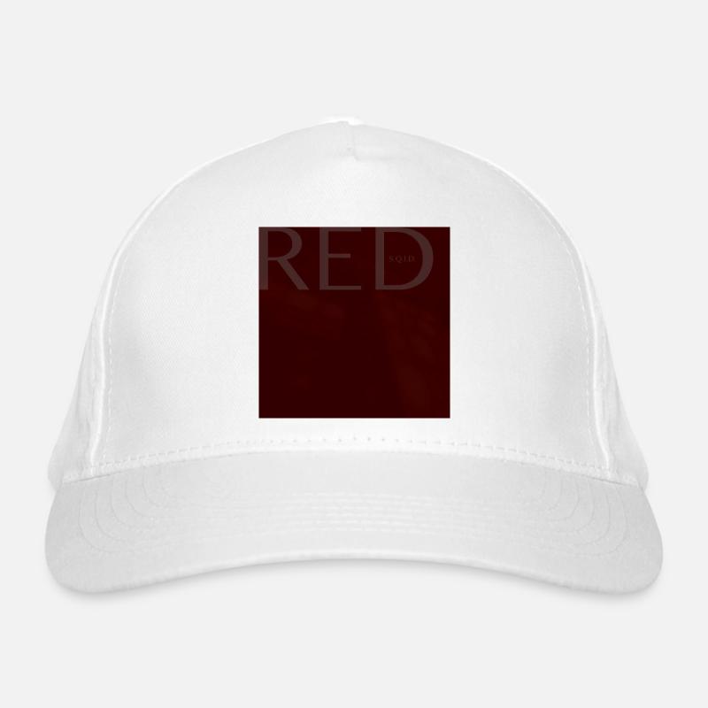RED - Bio-Baseballkappe - Weiß