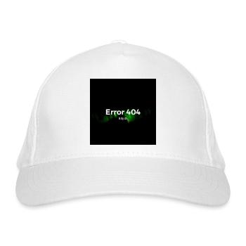 Error 404 - Bio-Baseballkappe - Weiß - Vorne