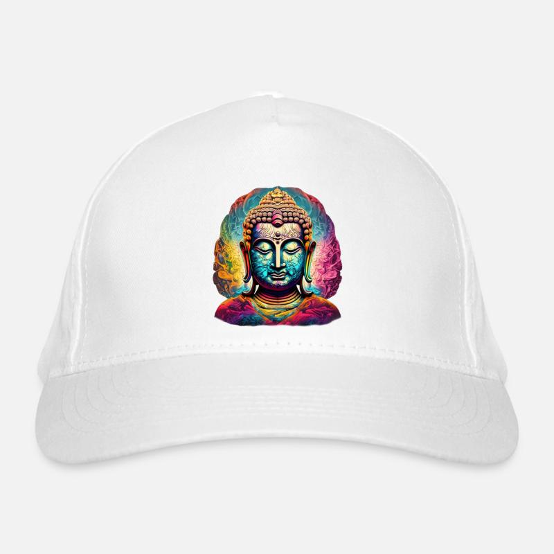 Colourful Buddha Organic Baseball Cap