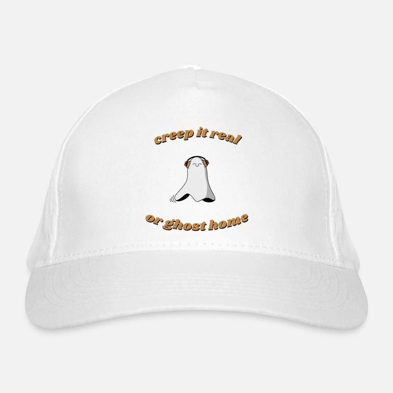 Halloween Ghost Organic Baseball Cap