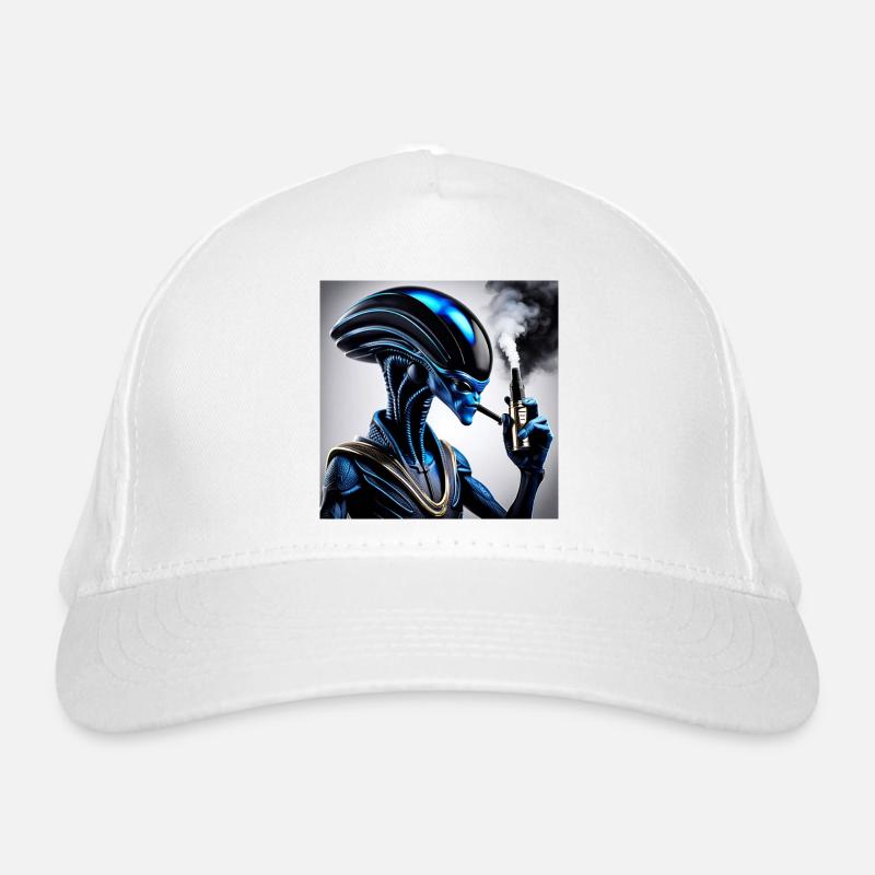 Blauer Droid Dampfer Vibe Bio-Baseballkappe