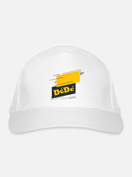 Dédé - Casquette classique bio - blanc - Devant