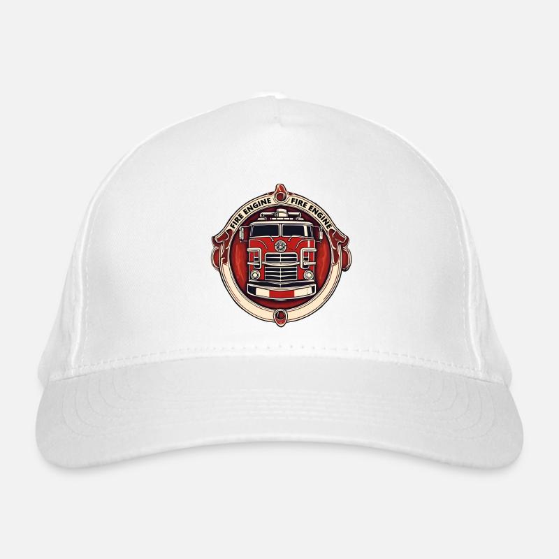 Fire Truck / Aid / Operations / Extinguishing / Fire Organic Baseball Cap