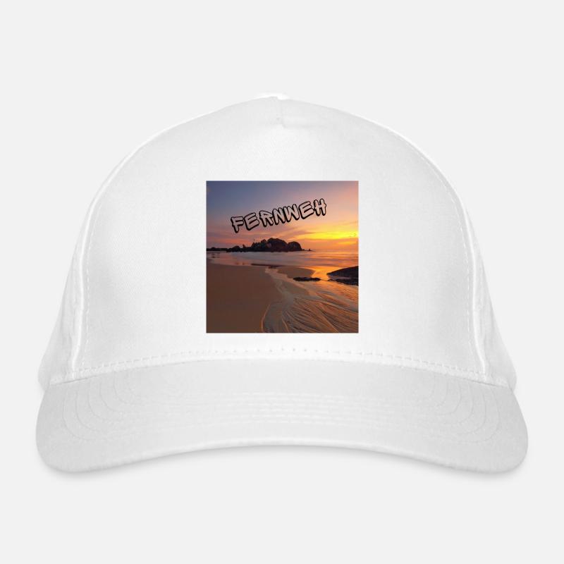 Fernweh Bio-Baseballkappe