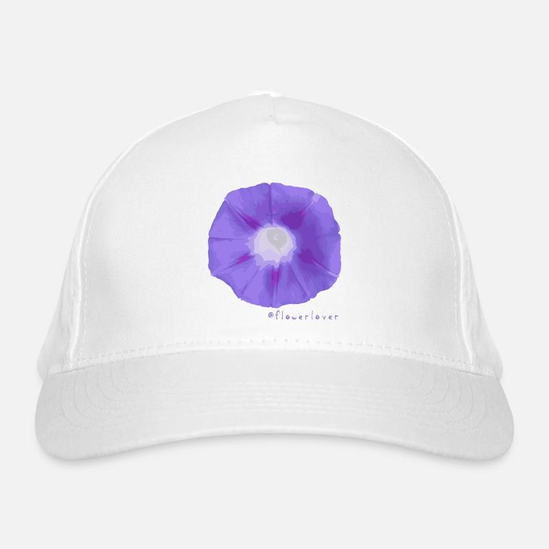 Flowerlover No. 2 - Organic Baseball Cap - white