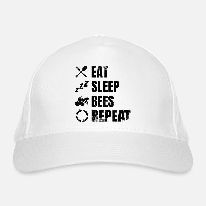 Tagesablauf eines Imkers Bio-Baseballkappe