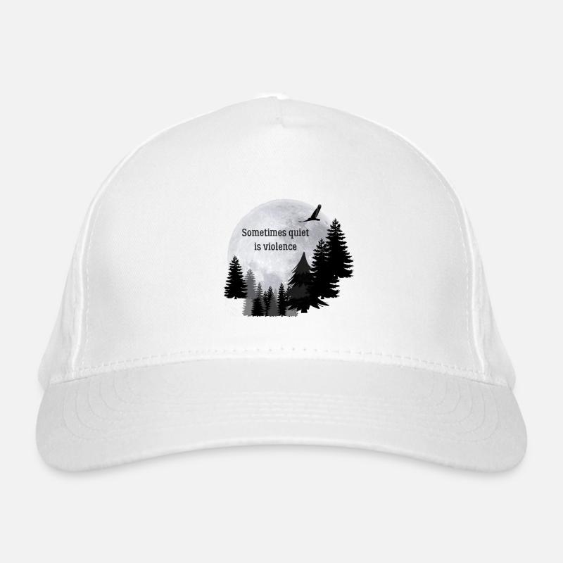 Lune. Parfois, le calme est violent Casquette classique bio
