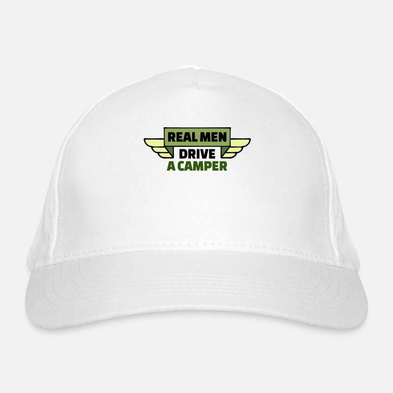 Camper Camping Déclaration Wanderer Vacances en camping-car Casquette classique bio