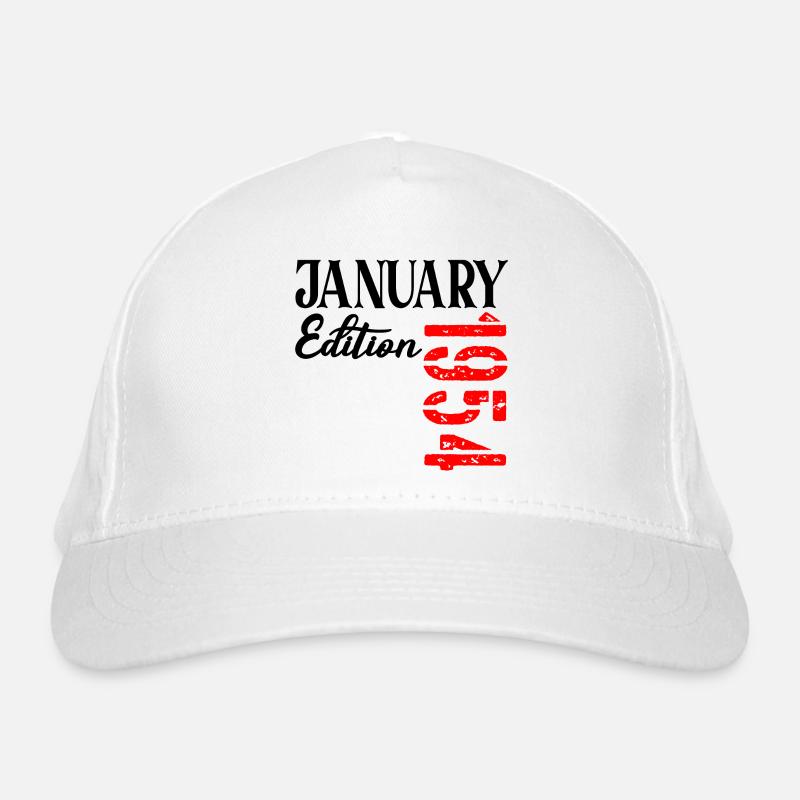 73e anniversaire - Né en janvier 1954 Casquette classique bio