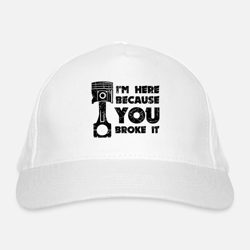 Mechanic Job Statement Worker Make Money Organic Baseball Cap
