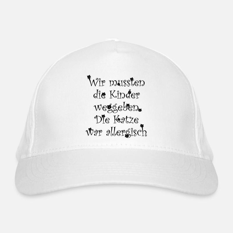 Katze war allergisch Bio-Baseballkappe