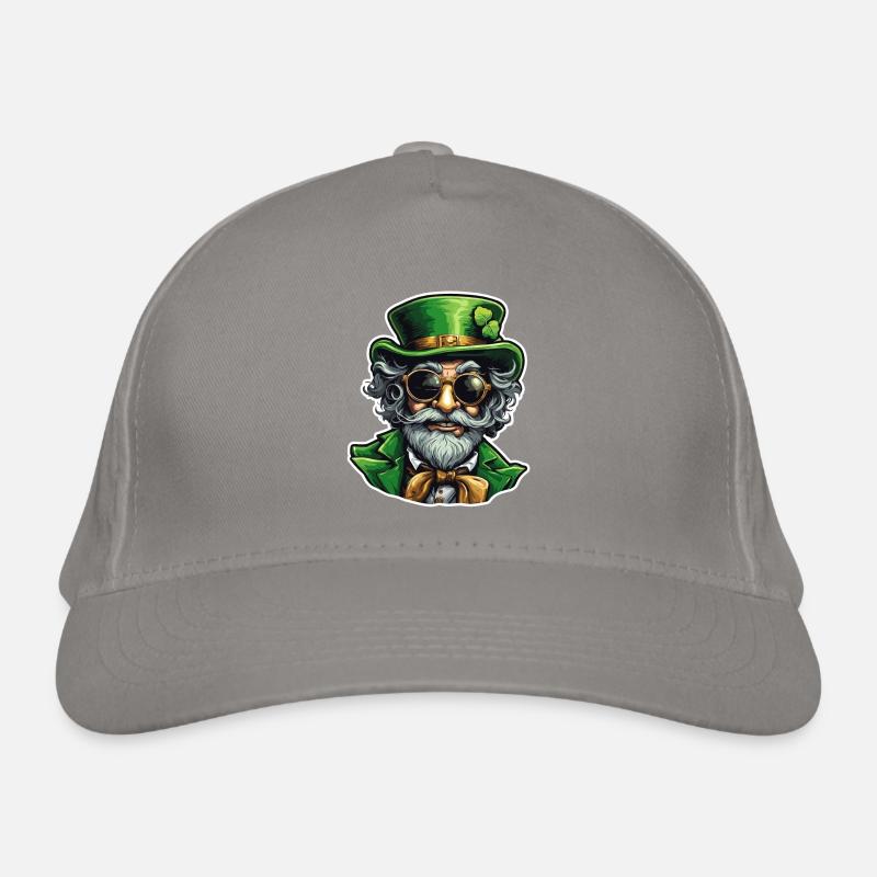 Leprechaun / Leprechaun / Vert / Gingembre / Irlande Casquette classique bio