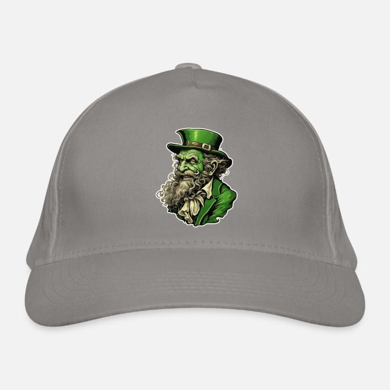 Leprechaun / Leprechaun / Vert / Gingembre / Irlande Casquette classique bio