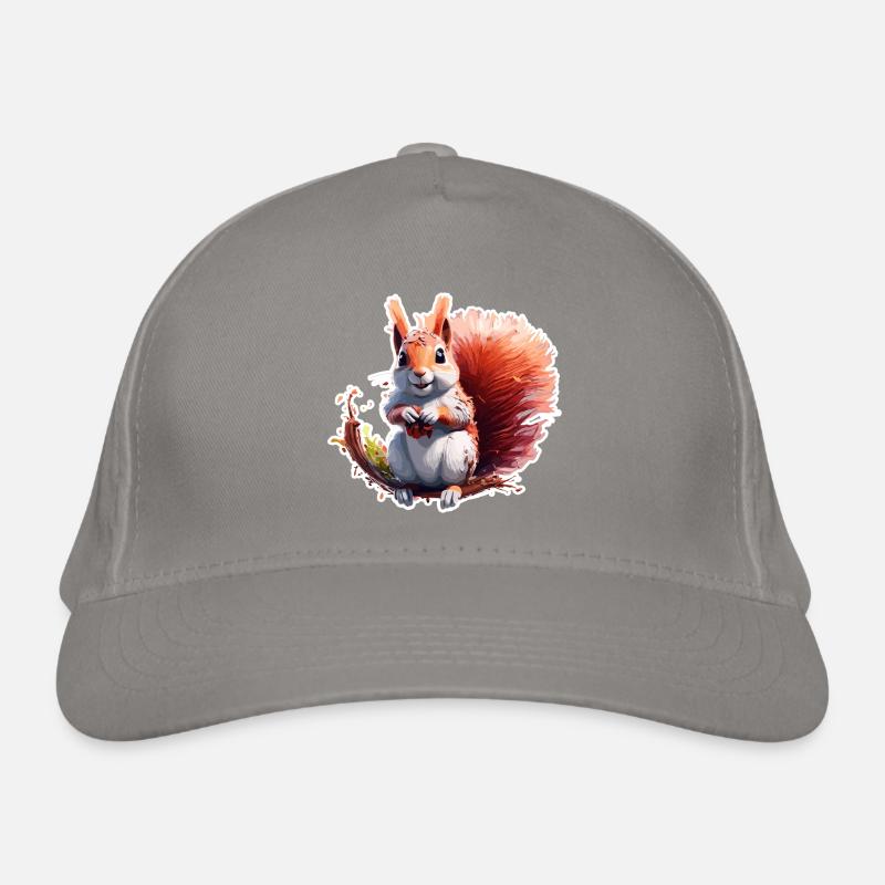 Eichhörnchen / Tier / Nagetier / Waldtier / Comic Bio-Baseballkappe