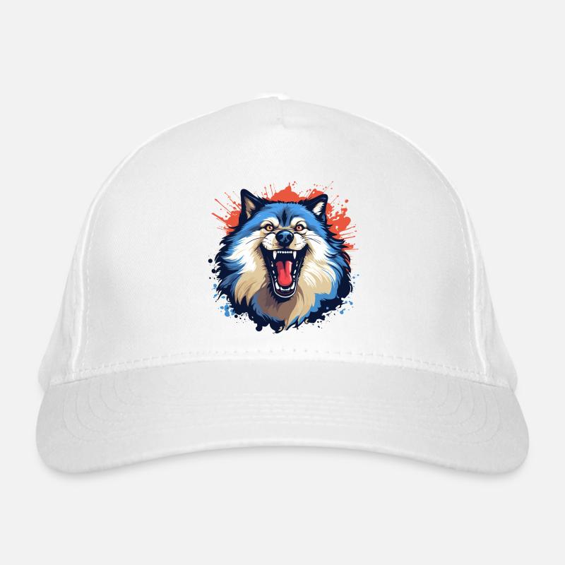 Böser Wolf Bio-Baseballkappe