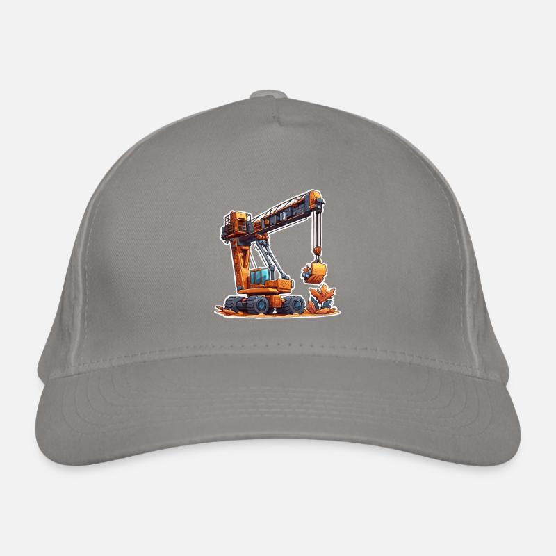 Kran / Baustelle / Seilwinde / Kransystem Bio-Baseballkappe