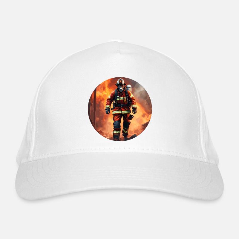 Firefighter / Fire / Fire / Extinguish / Hero Organic Baseball Cap