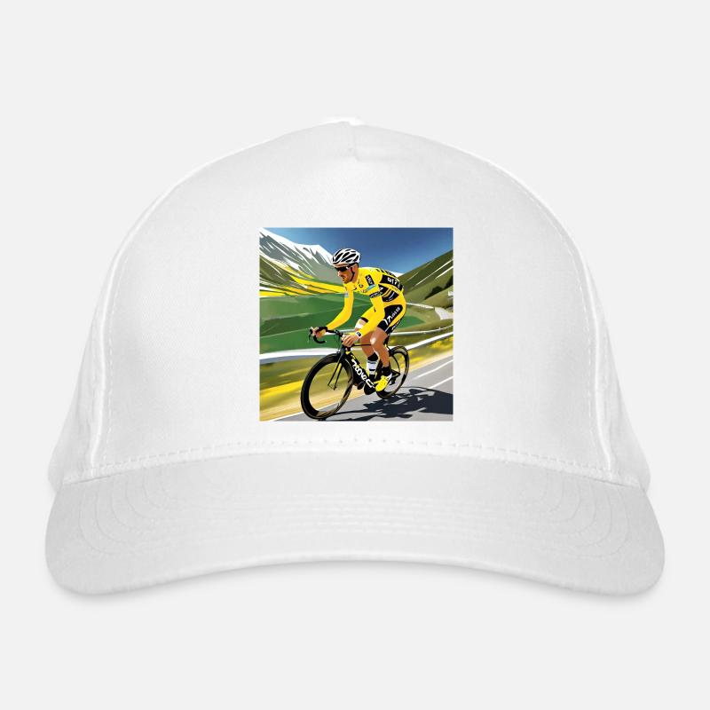 Retro-Radfahrer Bio-Baseballkappe