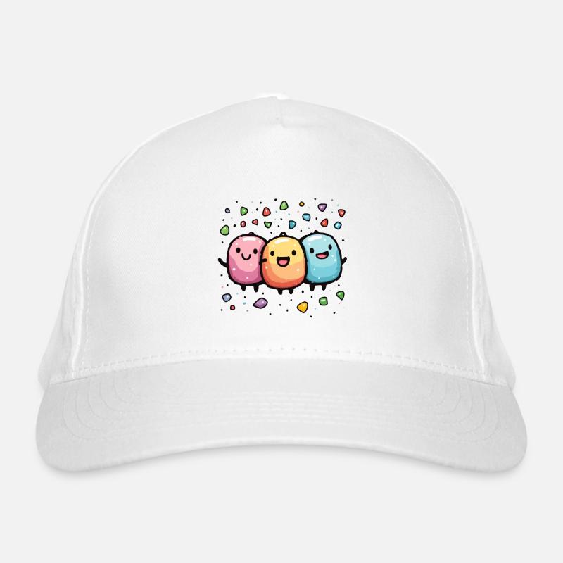 Carnival joy with confetti Organic Baseball Cap