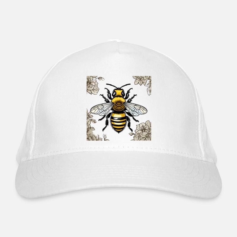 Honigbiene Bio-Baseballkappe