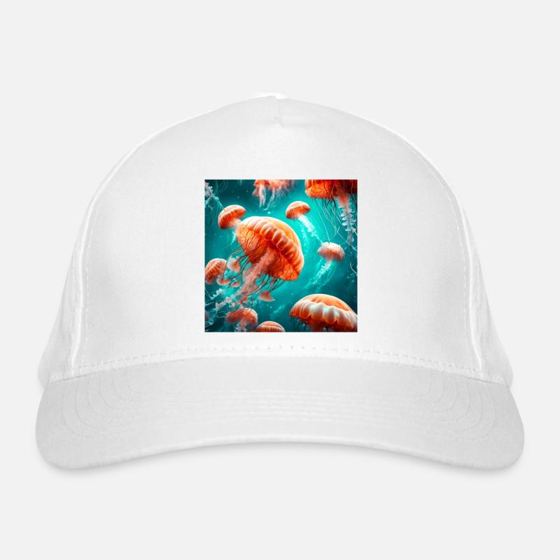 Jellyfish Organic Baseball Cap