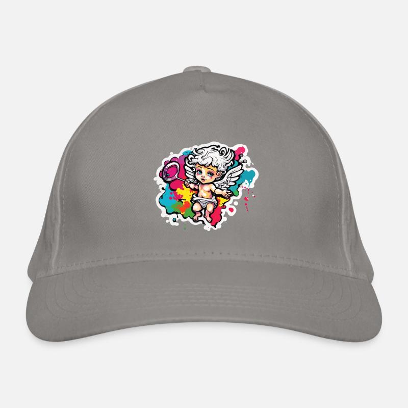 Cupidon / Amour / Flèche / Coeur / Saint Valentin Casquette classique bio