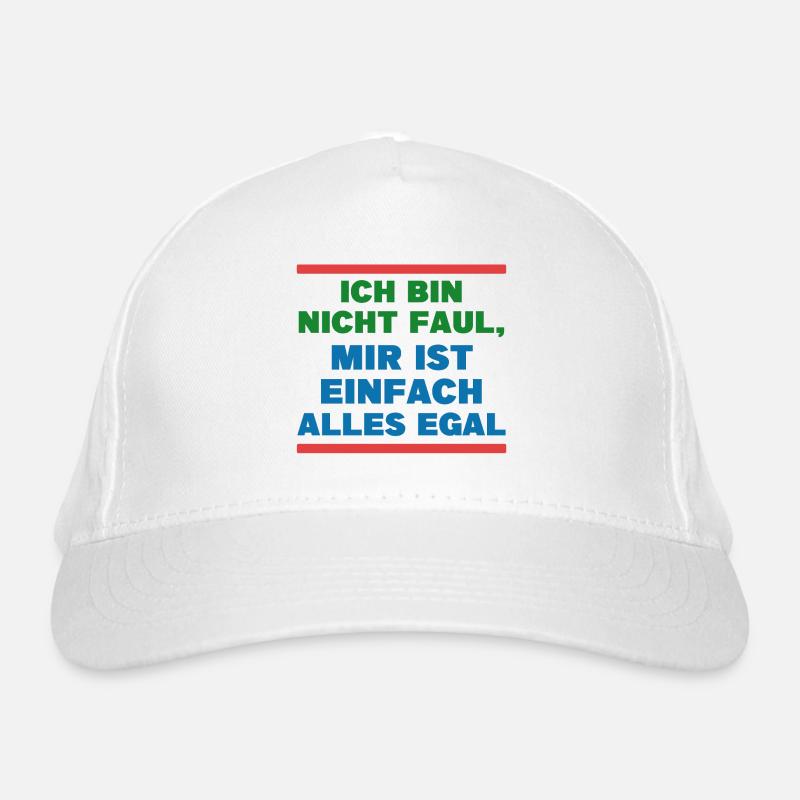 I don't care about attitude statement Organic Baseball Cap