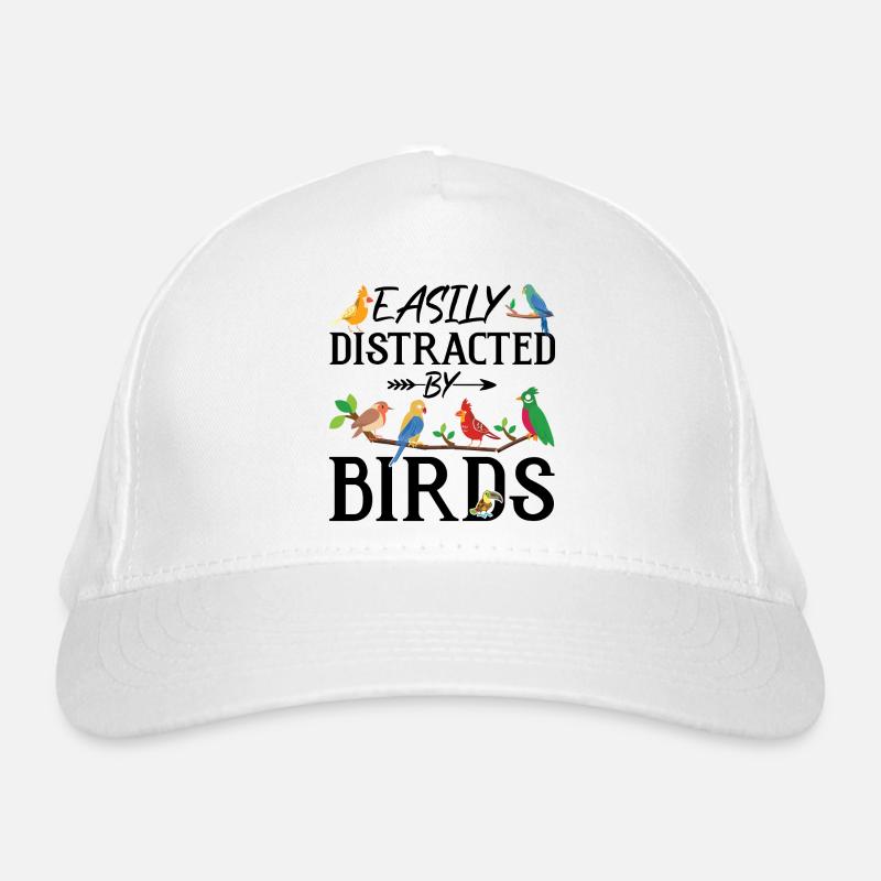 Facilement distrait par les oiseaux Casquette classique bio