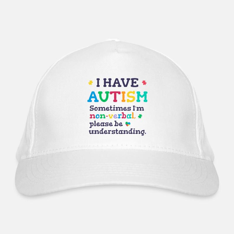 Autisme non verbal Casquette classique bio