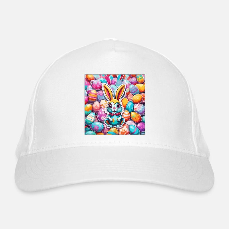 Lapin de Pâques / Pâques / Oeufs / Vacances / Pâques Casquette classique bio