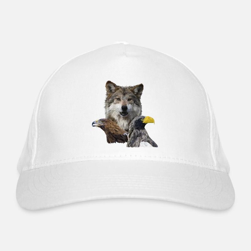 Loup et aigles Casquette classique bio