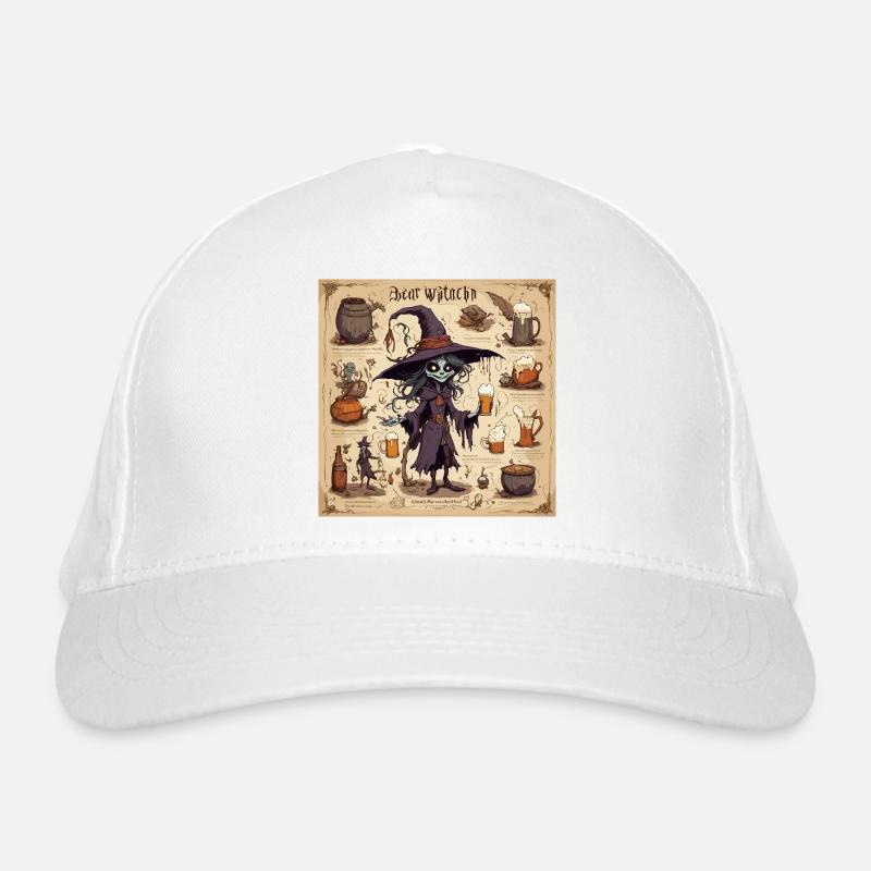 Witch's Handbook / Magic Book / Halloween / Autumn Organic Baseball Cap