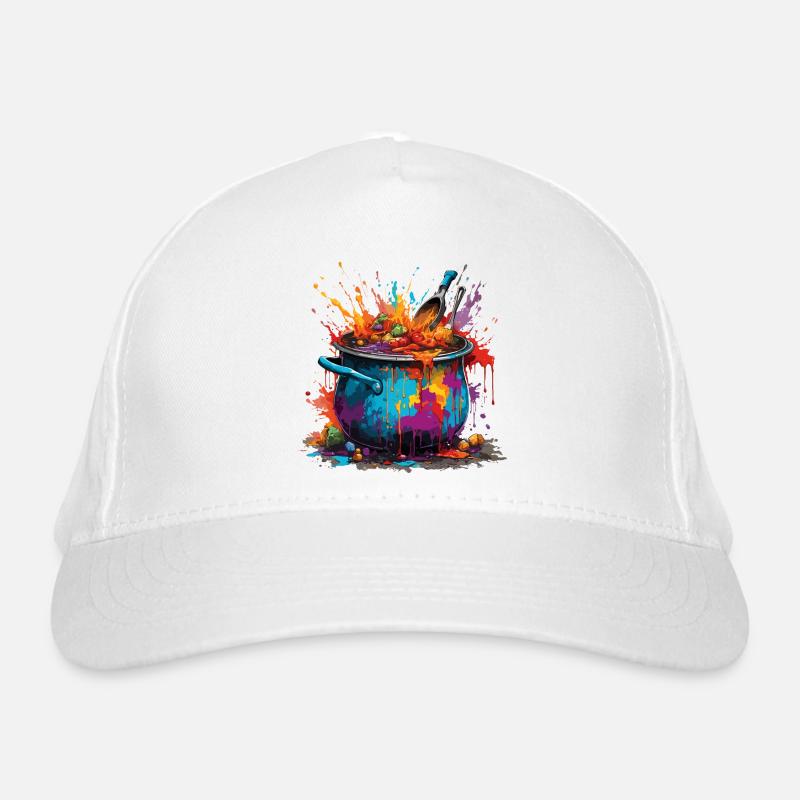 Marmite / Chaudron de sorcière / Halloween / Magie Casquette classique bio