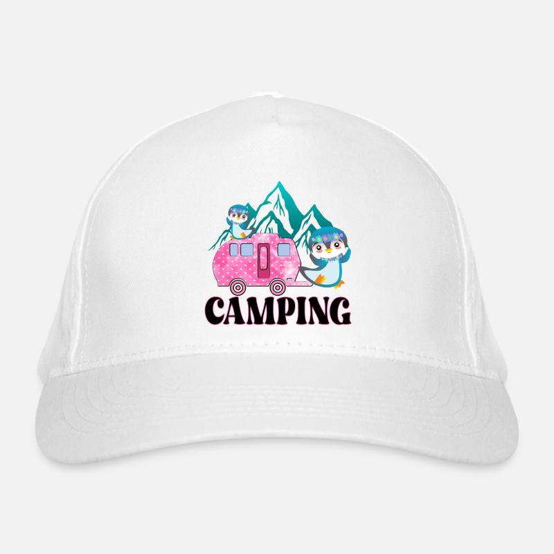 CAMPING CAMPINGSPLATZ PINGUINE Organic Baseball Cap