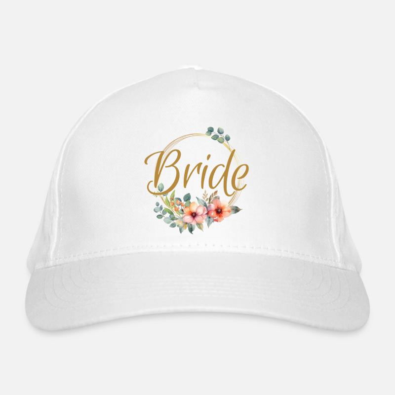 Bride Braut Goldring Junggesellinnenabschied JGA Bio-Baseballkappe