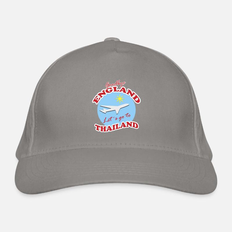 Thaïlande Voyage Adieu Conception d’Avion Casquette classique bio