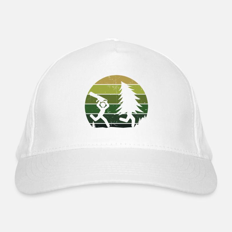 Arbre bûcheron sciure sciure bois bois Casquette classique bio