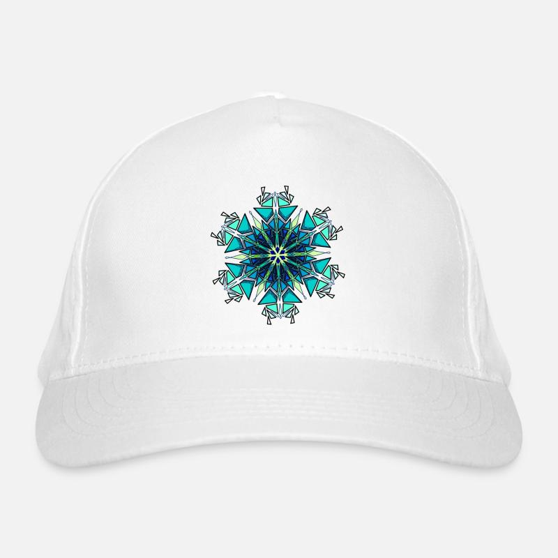 Snowflake Organic Baseball Cap