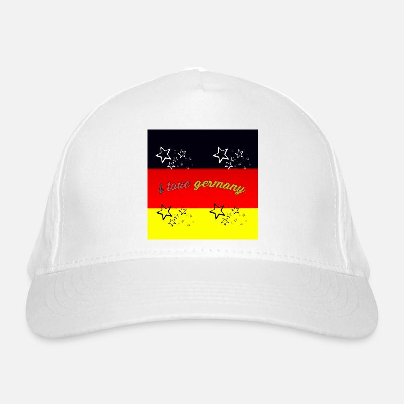 Ich liebe Deutschland Bio-Baseballkappe