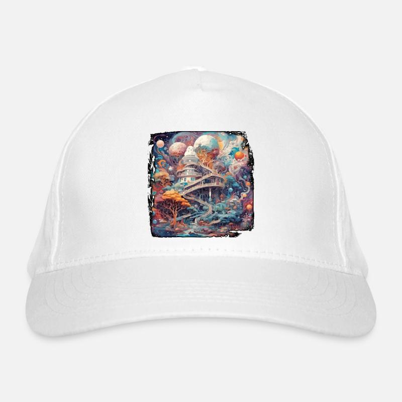 Psychedelic / Castle / All / Hallucination Organic Baseball Cap