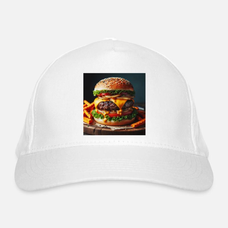 Voller Burger Bio-Baseballkappe