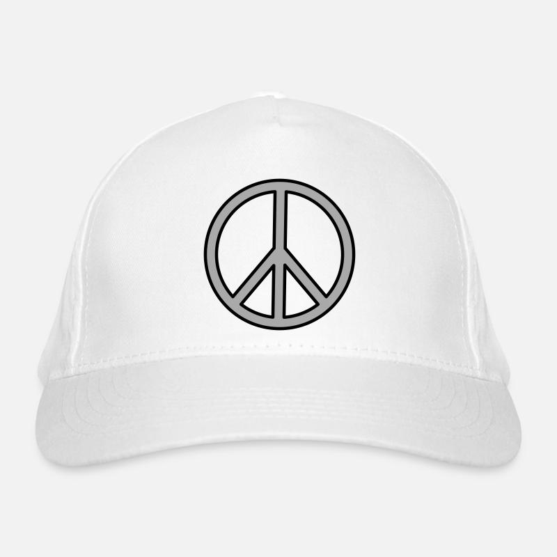 Peace Sign Organic Baseball Cap