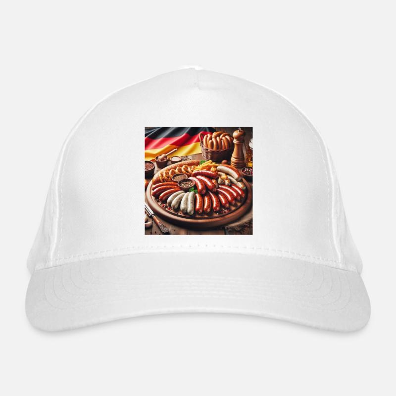 Deutsche Würstchen Bio-Baseballkappe