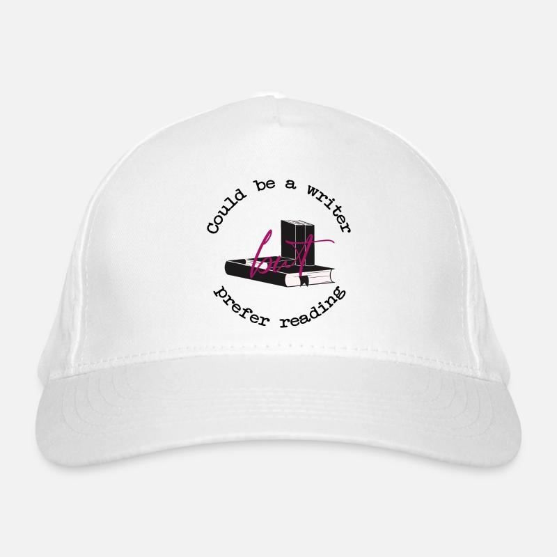 Could be a writer - Organic Baseball Cap - white