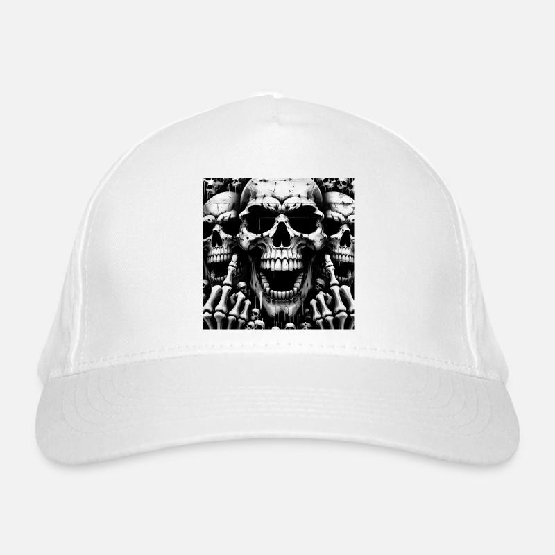 Rock 'n' Roll-Design > Skelettköpfe Statement > Bio-Baseballkappe