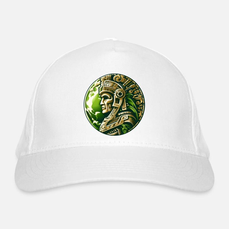 Ancient Aztec Warrior Gold Earth Organic Baseball Cap